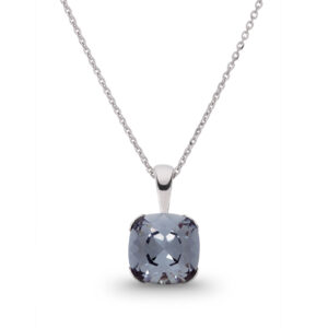 Srebrny naszyjnik z kryształem