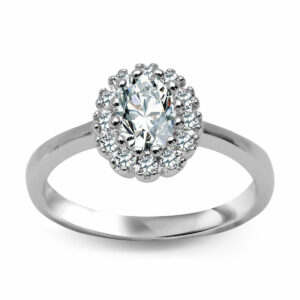 Srebrny pierścionek z cyrkoniami