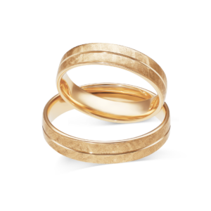 Obrączki ślubne z żółtego złota z grawerem