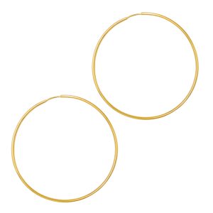 Złote kolczyki koła