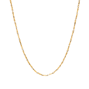 Złoty naszyjnik z blaszkami