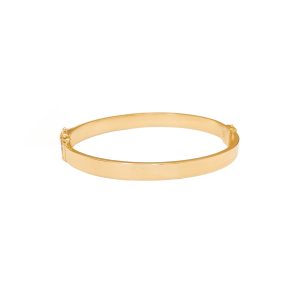 Złota sztywna bransoletka