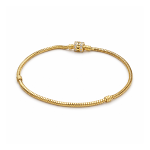 Złota bransoletka modułowa